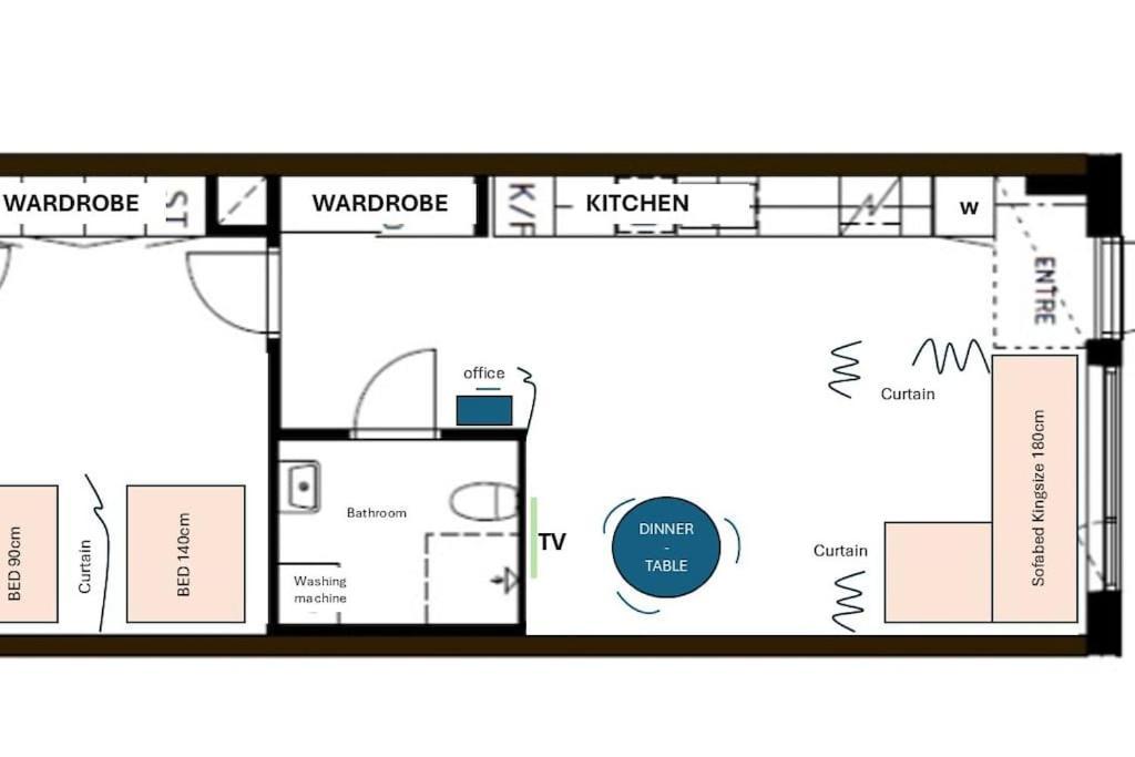 Apartment 50m2 I - Taeby *