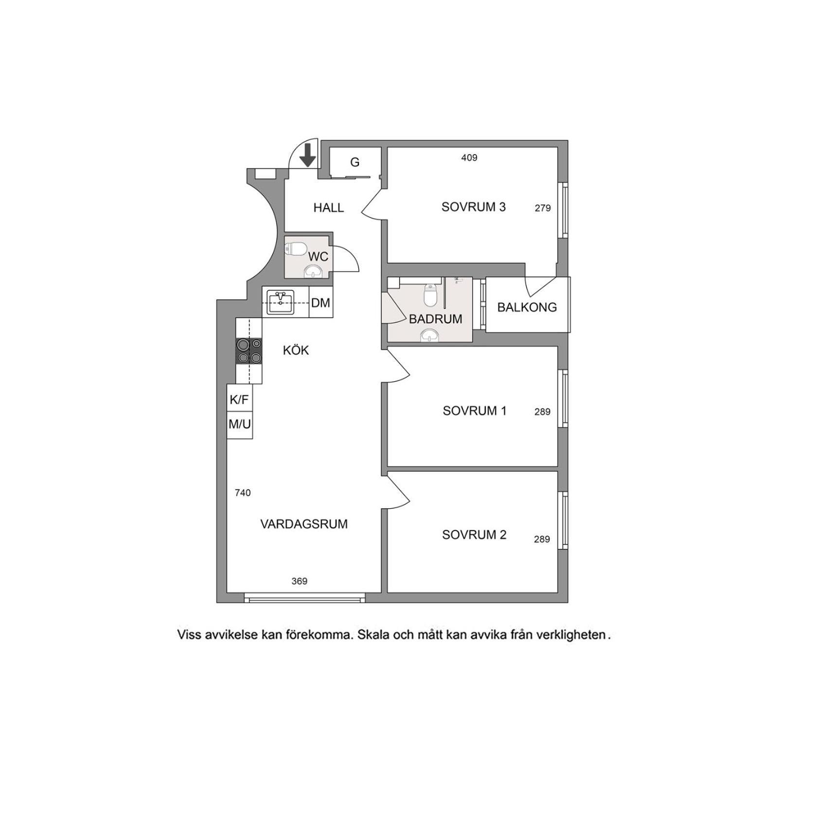 Vackert Nyrenoverad Laegenhet Apartment