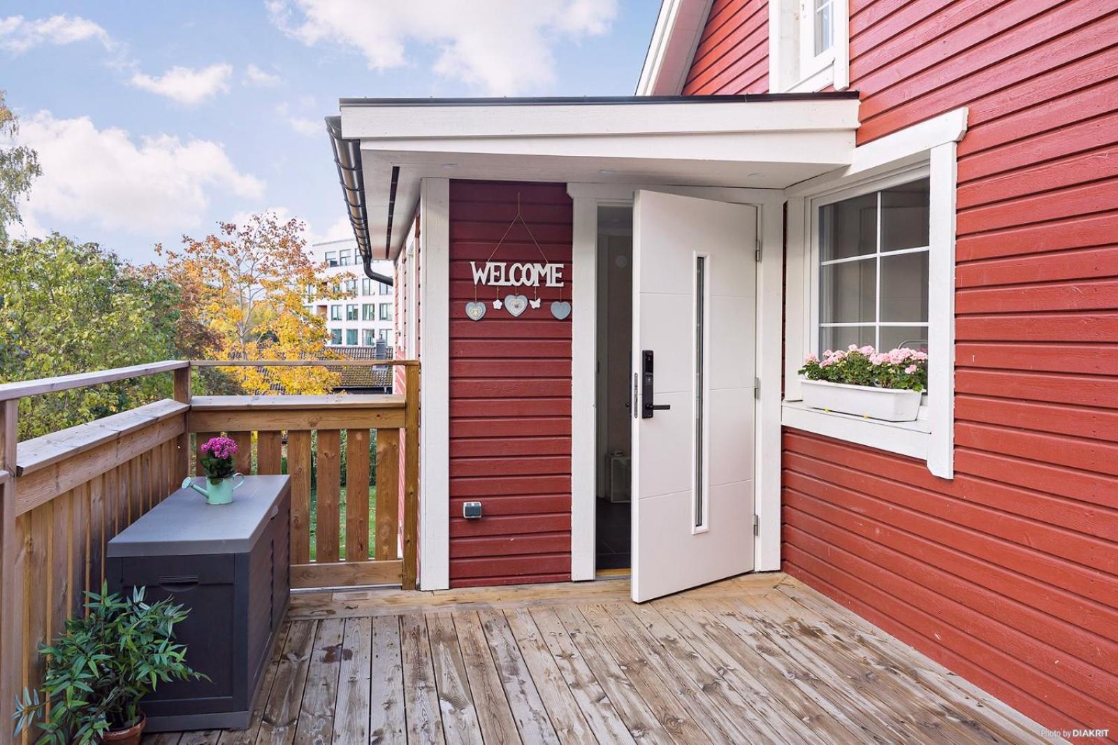 Charming In A Red House In