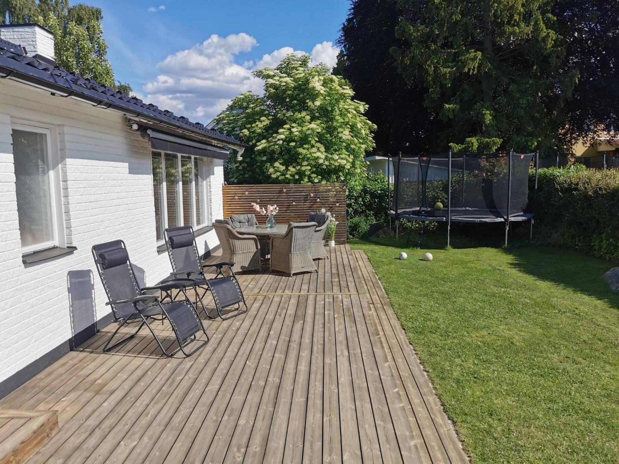 With Sunny Terrace, Smaller Pool Jumping-pad Stockholm